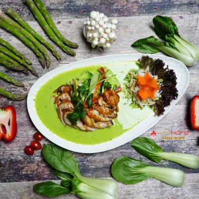 Sốt Rau Chân Vịt